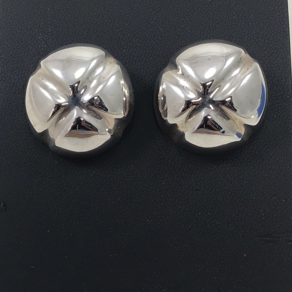 925 silver clip earrings